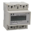 Monophase Type de rail DIN Multi-Function Watt Hour Meter avec RS485